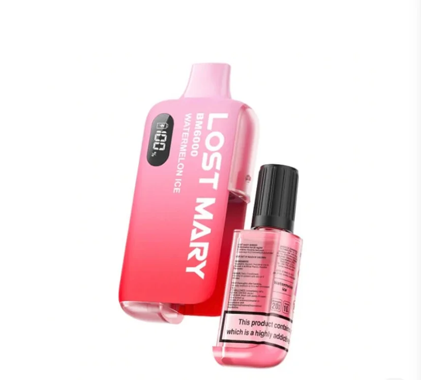 Lost Mary BM6000 Watermelon Ice Disposable Vape - 20mg