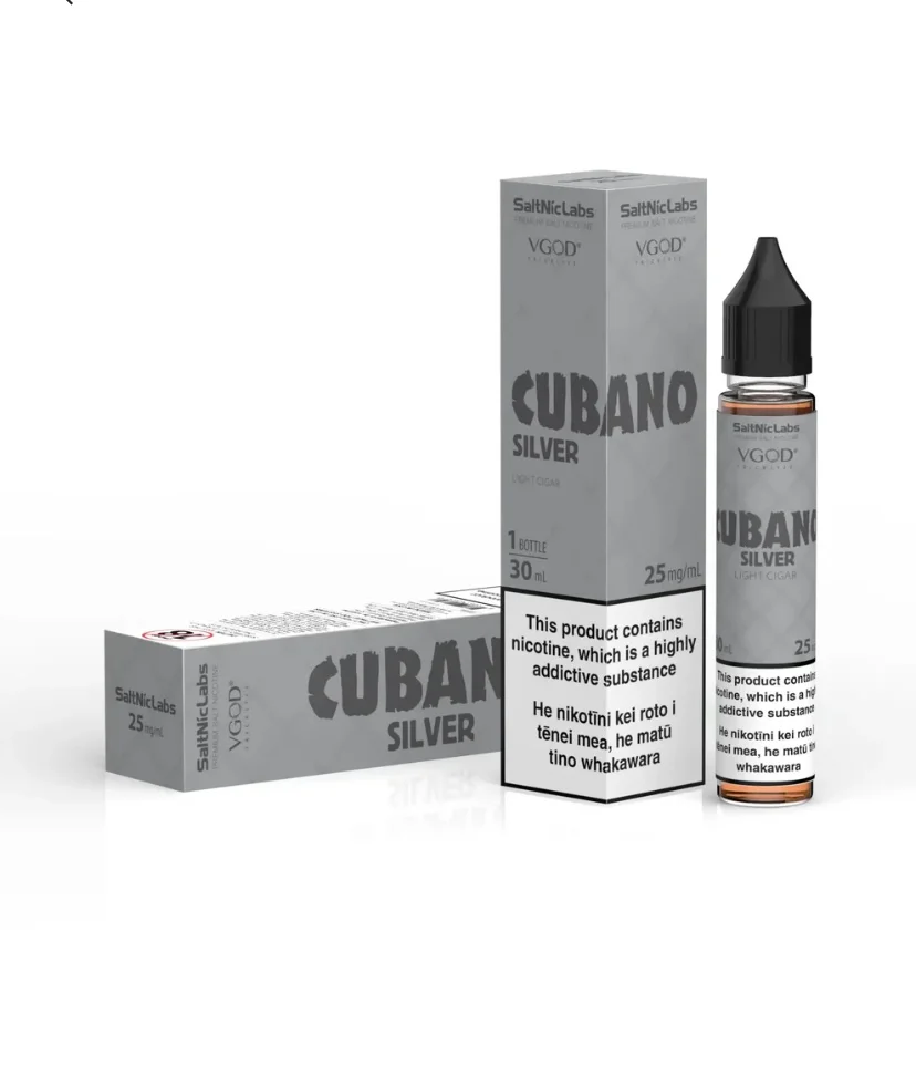 Cubano Tobacco Silver by VGOD SaltNic