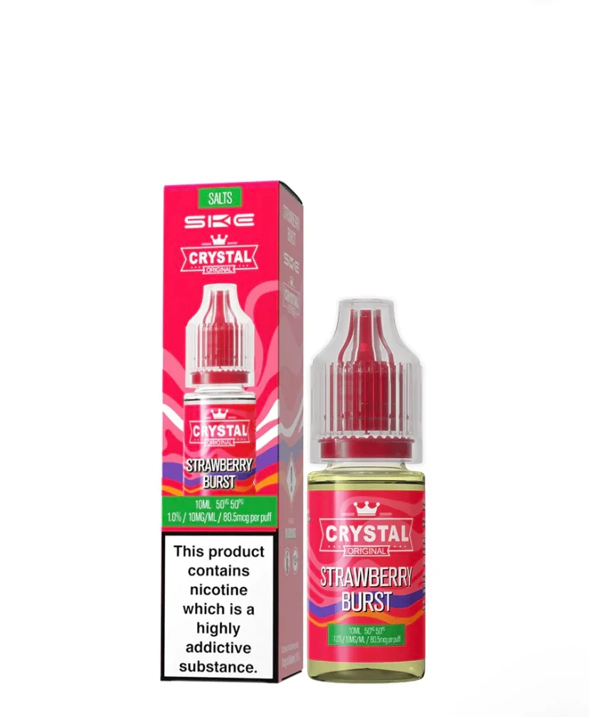 Strawberry Burst Crystal Vape Juice by SKE
