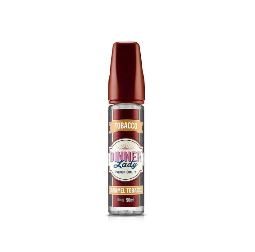Dinner Lady 50ml Shortfill - Tobacco Range - Caramel Tobacco