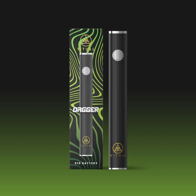 Ritual | Dagger 510 Variable Voltage Pen Battery – Black
